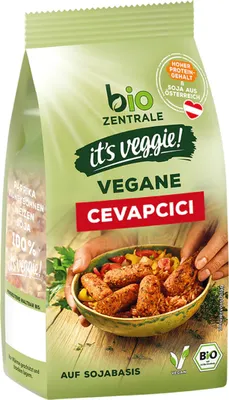 Verpackungsbild Bio Vegane Cevapcici auf Sojabasis 170g