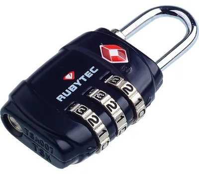 Productafbeelding van Rubytec Migrator Tsa bagageslot met 3 cijfers, zwart