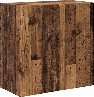 Zdjęcie produktu dla vidaXL Szafka ścienna pod TV z drewna odzyskanego 59,5 x 31 x 60 cm materiał drewnopochodny