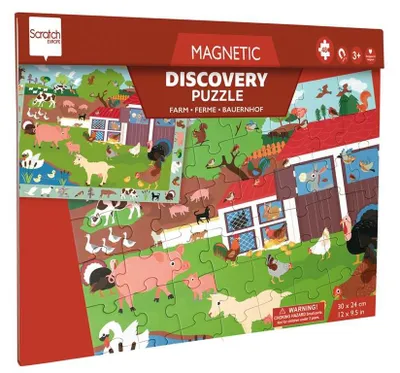 Immagine prodotto di Puzzle magnetico "La fattoria" 2 in 1