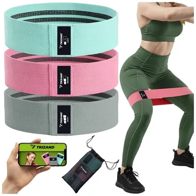 Produktbild von Set mit Fitnessbändern - 3 Stück Trizand 25876