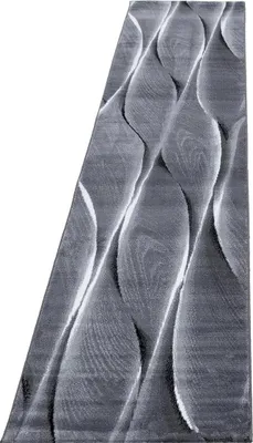Produktbild von Kurzflor Teppich PARMA Schwarz 80 x 300 cm