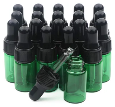 Produktbild von Omgoods – 20 Stück Glasflaschen à 3 ml mit Pipetten
