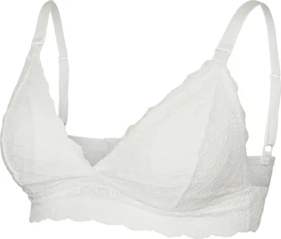 Produktbild von Mamalicious Schwangerschaft Still BH ohne Bügel Feine Spitzen Umstand Bralette Größe: L
