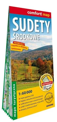 Obrázek produktu pro Střední Sudety – laminovaná turistická mapa v měřítku 1:60 000
