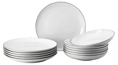 Immagine prodotto di THOMAS Cucina-Basic Colori Black Dinner-Set 12-tlg im Geschenkkarton 42100-671167-28731