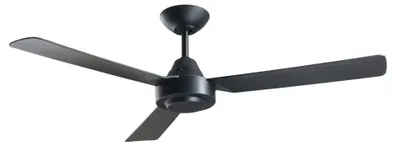 Immagine prodotto di Ventilatore da soffitto con regolatore di parete Bayside Calypso Nero 122 cm