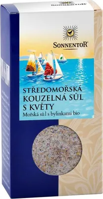 Obrázek produktu pro Středomořská kouzelná sůl s květy BIO 120 g SONNENTOR