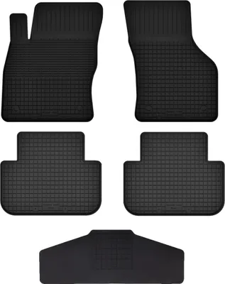 Produktbild von Gummi Fußmatten Set Für: Audi Q3 Ii F3 (2018-) Gummimatten Schwarz