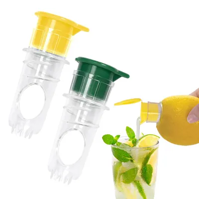 Image de Presse-agrumes manuelle - Pour extraire le jus des agrumes - Accessoire de cuisine - Lot de 2