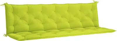 Produktbild von vidaXL Gartenbank-Auflage Hellgrün 200x(50+50)x7 cm Oxford-Gewebe