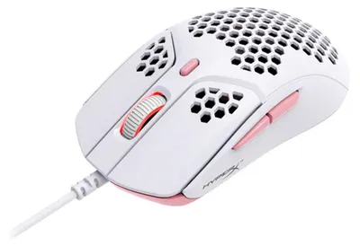 Produktbild von HyperX Pulsefire Haste White/Pink Gaming Maus