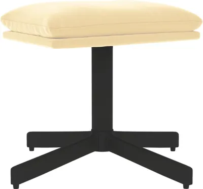 Obrázek produktu pro vidaXL Podnožka krémová bílá 60x60x36 cm Velvet