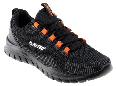 Productafbeelding van Hi-Tec - Heren sneakers "Herami" IG219 (maat 43 EU) (zwart/donkergrijs/oranje)