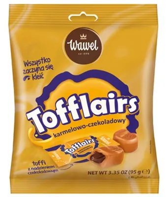 Image de Wawel Tofflairs Bonbons au lait 95 g