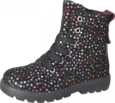 Produktbild von Ricosta Anni M Schnürstiefel Schwarz