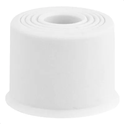 Produktbild von WAGNER Boden-/Wandtürstopper VULKANO SMALL - Ø 35 x 25 mm, Vollgummi, weiß, zum Schrauben - DE Ware - 15523121