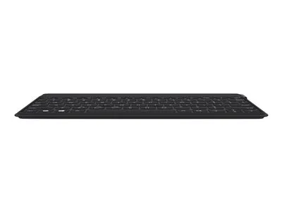 Zdjęcie produktu dla Logitech 920-006706, QWERTZ, Swiss, Przenośna klawiatura ze skrótami systemu iOS Działa ze wszystkim urządzeniami z systemem iOS,..., Czarny, Biały, Połączenie Bluetooth, Bezprzewodowy