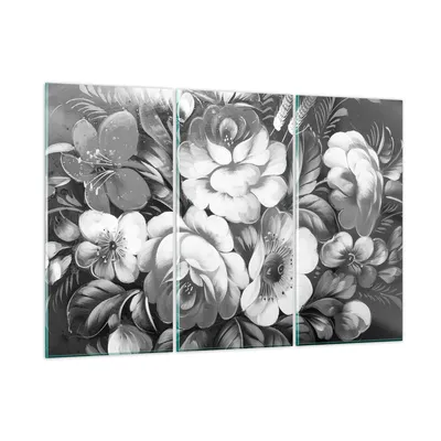 Produktbild von Bilder auf glas - Blume Blumenstrauß Blatt - 105x70cm - Glasbilder - Wandbilder - Kunstdruck - zum Aufhängen bereit - Wanddekoration aus Glas - Glas Bilder - Wandbild auf Glas - GCE105x70-3896