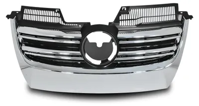 Kühlergrill Sportgrill Gitter Front Grill Chrom Schwarz für VW Golf 5 V 2003 – Produktansicht
