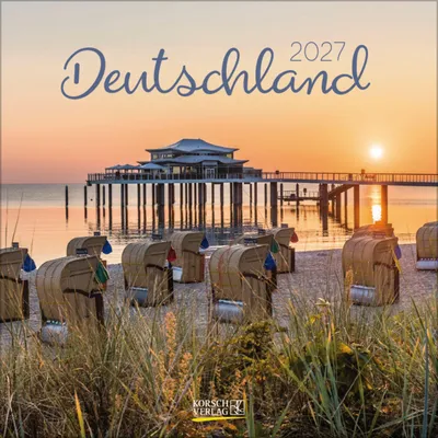 Produktbild von Korsch Deutschland Kalender 2027: Große Bilder der schönsten Sehenswürdigkeiten, Notizfelder