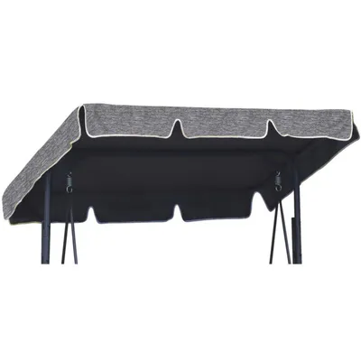 Produktbild von Personalisiertes Sonnendach, für Hollywoodschaukel, Dachbezug, Dach-plane, für Garten-Schaukel, Ersatzdach, Jede Größe auf Bestellung, Flachs [101]