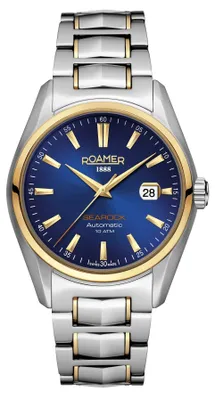 Produktbild von Herrenuhr ROAMER 210633 47 45 20 in klassischem Marineblau für Schwimmer.