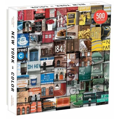 Obrázek produktu pro Galison Puzzle barevný New York 500 dílků