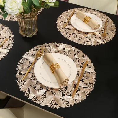 Immagine prodotto di Solidchoice - Set di 4 sottopiatti decorativi a forma di farfalla - Sottopiatti resistenti al calore per la casa e la cucina