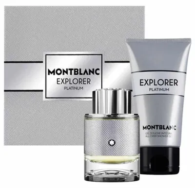Productafbeelding van Mont Blanc Explorer Platinum, parfum, 60 ml + Douchegel, 100 ml