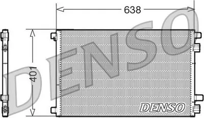 Produktbild von DENSO DCN23012 Kondensator Klimaanlage Klimakondensator für RENAULT GRAND SCÉNIC III (JZ0/1)