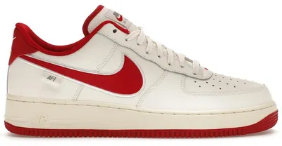 Produktbild von Nike Air Force 1 Low '07 Sail Gym Red - EU 38.5