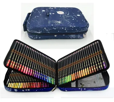 Produktbild von 120 Buntstifte Set Zeichenset für Skizzieren und Zeichnen | Professionelle Künstler & Malbücher für Erwachsene
