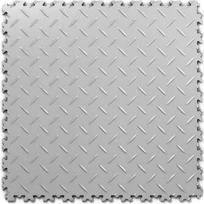 Obrázek produktu pro PVC dlažba Mosolut Machine Industrial+, diamant, šedá, 51x51 cm, MSMC061