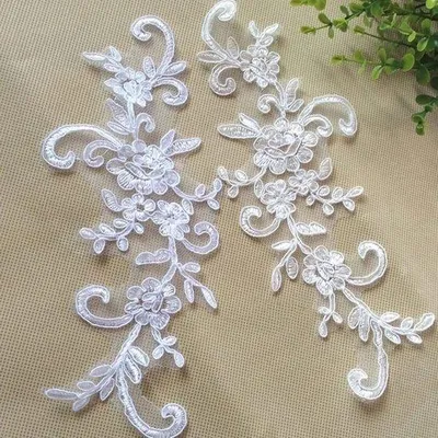 Obrázok produktu pre Gombíky na oblečenie - 2 kusy - polyester - dekoratívne gombíky - na šitie - 25 x 9 cm