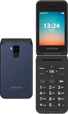 Produktbild von MYPHONE FLIP LTE-MOBILTELEFON FÜR SENIOREN MIT SOS-TASTE, VOLTE, 1000 mAh