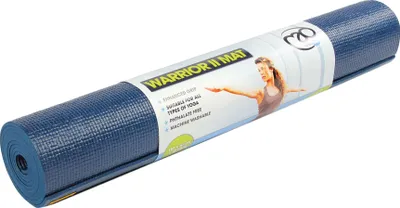 Image de Yoga-Mad - Tapis de yoga "Warrior II" MQ773 (61 cm x 183 cm x 6 mm) (Bleu foncé)