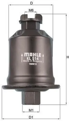 Immagine prodotto di Filtro carburante KNECHT KL 514