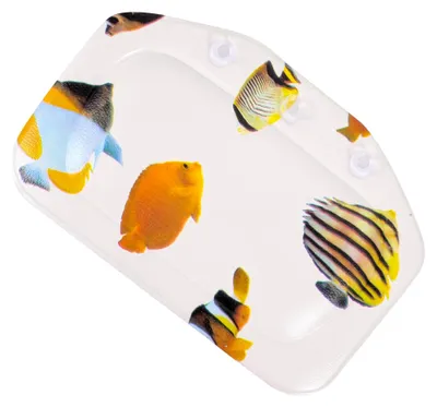 Produktbild von Badewannenkissen mit Saugnäpfen PVC Nackenstütze Kompakt für Entspannendes Spa