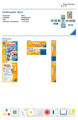 Produktbild von Quiz Unter Wasser Ravensburger 00192