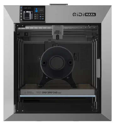 Zdjęcie produktu dla Max4 – drukarka 3D typu CoreXY – prędkość 800 mm/s – temperatura dyszy 370 °C, komora grzewcza 65 °C – obszar druku 390×390×340 mm – PLA/ABS/ASA/PA/PC/TPU/włókno węglowe
