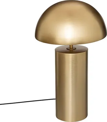 Produktbild von Goldene Tischlampe CHAMPI, Pilzform, H. 50 cm