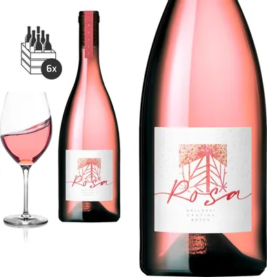 Produktbild von 6er Karton 2023 ROSA - rose von Kellerei Bozen -Rosewein