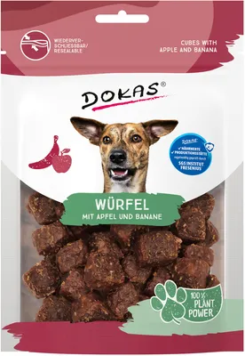 Image de Dokas Dog Würfel mit Apfel & Banane 105gx5
