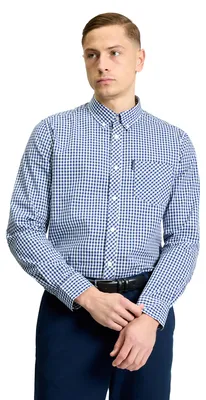 Produktbild von Ben Sherman - "Signature" Hemd für Herren, Langärmlig BK104 (XXL) (Dunkelblau)