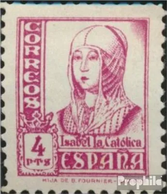 Produktbild von Briefmarken Spanien 1937 Mi 779 postfrisch Isabella