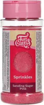Produktbild von FunCakes Farbzucker / Sanding Sugar - Rosa 80 g