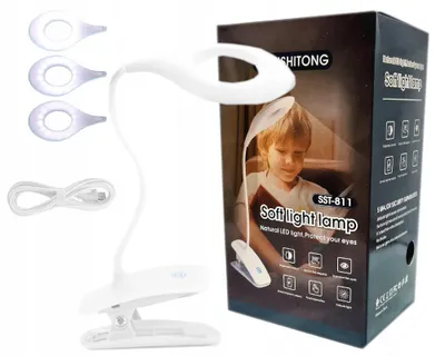 Produktbild von Decorya LED Klemmlampe Nachttischlampe Leselampe