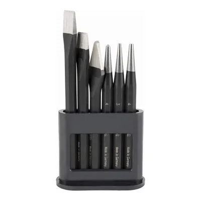 Produktbild von STIER Werkzeugsatz Robust+ 6-teilig (Meißel/Körner/Durchtreiber)