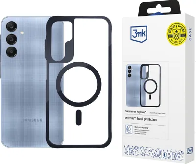 Image de 3mk Housse Satin Armor MagCase Cover pour Samsung Galaxy A25 5G transparent Backcover compatible avec MagSafe